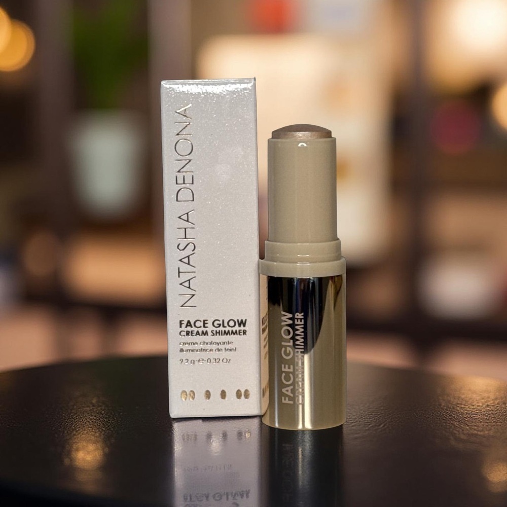 NIB•Natasha Denoma Face Glow Cream Shimmer•01 Light/Beige Clair